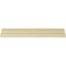 Ekena Millwork 5"H x 3 7/8"P x 6 3/8"F x 94 1/2"L, (2" Repeat), Dentil and Leaf Crown Moulding MLD05X03X06DE - alternate 2